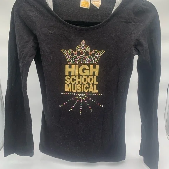 Disney High School Musical Long Sleeve Shirt Size 12/14 - Picture 4 of 7